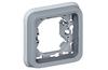 FM Support Frame Plexo, 1gang, IP55, grey