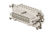 Einsatz HDC HE 16 FS, Buchse, Baugröße 6, 16P 16A 500V, Schraubanschluss, Weidmüller