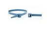 Detektierbare Kabelbinder HACCP, 370/7.6, 43.5kg, PA6.6 (NDT), kleine Metallteile, -40..85°C, HF, SF, Lebensmittel-, Pharma-, Chemieindustrie, 100stk/pck, blau