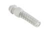 Kabelverschraubungen Syntec M12x1.5, Knickschutz, ø2.5..6.5mm| 1Einteiliger Dichtring, Schlüsselweite 15mm, Gewindelänge 6mm, -30..100°C, PA6, CR, inkl. O-ring, HF, CE/UL/VDE, IP68, Hellgrau