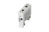 Universal Terminal Block Al/Cu UK16/1A, 1P (2holes) 1.5-16mm² 75/82A 1000VAC/ 1500VDC, Hex4 1.5Nm 1.5mm²/ 3.5Nm 2.5..6mm²/ 7Nm 10..16mm², TS35, grey