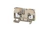 Feed-through Terminal A2C 6, 1-tier, 6mm² 41A 800V, push-in, Weidmüller, beige