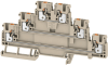 A3T 2.5| Feed-through Terminal, 3-tier, 2.5mm² 22A 800V, push-in, beige