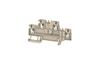 Durchgangs-Reihenklemme A2T 1.5, 2 Stock, 1.5mm² 16A 500V, push-in, Weidmüller, dunkelbeige