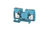 Feed-through Terminal A2C 10 BL, 1-tier, 10mm² 57A 1000V, push-in, Weidmüller, blue