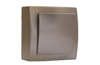 SM Switch Themis, 1way, 10A 250VAC, fume-anthracite