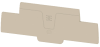 End Plate AEP 2T 2.5, dunkelbeige