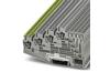 Ground Terminal Block ST 2.5-PE/3L/1P, spring-cage, 50stk/pck, Phoenix