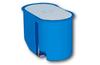 Junction Box P2x32, 2x 32|ø35x45 w. cover, HF, cavity wall, Simet, blau