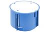 Junction Box PV70, 70|ø73x60 w. screws, w. cover, HF, cavity wall, Simet, blau