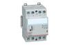 Installationsschütz CX³, 4NO 63A 400VAC, vc 230VAC Brummfrei, mit Handschalter, 3M, TS35, Legrand