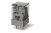 Relais 60.13, 3CO (3PDT) 10/20A 250/400VAC, cv 24VDC, Blockierbare Prüftaste, mechanische Anzeige, 11pin plug-in, TS35 sockets (90.03/21/23/27/83.3)