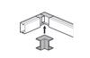 Internal Angle DLP-S, 20x12mm, white