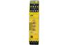Sicherheitsschaltgerät PNOZ s5, Eingang 1/2-kanalige, Ausgang 2NO, 2NO t 0.04..300s, 1SC, man/auto Start, Not-Halt/ Schutztüre/ Lichtgitter, B22.5mm, vs 24VDC, Pilz