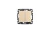 FM Switch Valena, mech.| 2x 2way, 10A 250VAC, Schraubklemme, dunkelbeige