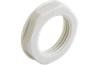 Locknut w. Flange Synthetic, M63x1.5, wrench 73mm, thread 11mm, -30..100°C, PA6, HF, Agro, light grau