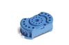Fassung 90.23, 60.13, inkl. 090.33 metal retaining clip, TS35, blau