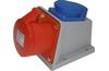 SM Industrial Socket Combo, 3P+E+N 16A 415VAC ^2P+E Schuko 16A 250VAC, IP44, MaxPro
