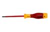 VDE Screwdriver, slotted, 0.8x4.0x100, insulated blade, 1000V