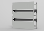 Modular Chassis CHM, 2x 18M| 378Wx365Hx125D, BRES-44