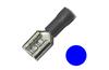 Receptacle Con vh 2.8 bs, insulated, female, 1.5..2.5mm² 300V, tab 0.5x2.8mm| 285, -25..75°C, PVC, brass, 100stk/pck, blau