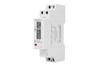 Energy Meter DDS6619, 5/60A (1Ø-2w)x 230VAC, LCD w. backlight, pulse output 1600imp/kWh, cl.1, -20..55°C, W18mm, TS35