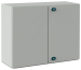 Enclosure E COR, 1200Wx1000Hx300D, plain double door, mounting plate, 2x gland plate 310x110, 1x lock w. ø3mm double bar key, rod system, C3M| epoxy resin layer, IP55 IK10, Nema4, grey