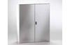 Enclosure ECOR, 1000Wx1000Hx300D, double plain door, mounting plate, 2-way rod lock w. ø3mm double bar key, AISI304L, IP55 IK10, NEMA12