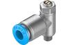 Flow Control Valve, one-way flow control valve GRLA-M5-QS-6-D, 193139, Festo