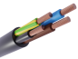Gummischlauchleitung H05RR-F, 4G0.75mm², 300/500V, -25..60°C, 100m/pck