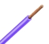 Draht H05V-K, 0.5mm² 300/500V -40..70°C, 100m/pck, violet
