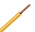 Draht H05V-K, 0.5mm² 300/500V -40..70°C, 100m/pck, gelb