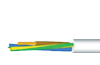 Flexible Cable H05VV-F, 2x0.75mm² 300/500V -5..70°C, 100m/pck, weiß
