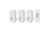 Remote controlled sockets (3pcs) 2P+E Schuko max 13A 3000W 230VAC, IP44 ,with remote controller 433.92MHz up to 30m, set 1x CR2032, black, Emos