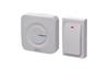 Wireless Door Chime P5729, 36-melodies |90dB, socket 230VAC |up to 180m, battery-free button IP44, white, Emos
