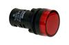 Leuchtmelder D22, LED, ø22.5mm, 24VAC/DC, IP65, rot