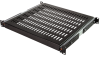 Sliding Shelf 19in, 1U 4points, rack D800, load 35kg, black
