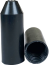 Cable Endcap HSEC 105, 12/4mm, L40mm, thick-wall, hot melt adhesive, crosslinked polyolefin -55..110°C/ +120°C, UV resistant, black