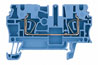 Durchgangs-Reihenklemme ZDU 2.5 BL, 24A 800V, Zugfederanschluss, Weidmüller, blau